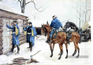 Indiens et cowboys œuvres - Arrestation du cow boy du déserteur Frederic Remington
